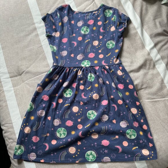 Cat & Jack Girls Galaxy Print Dress Sz XL - Picture 5 of 5